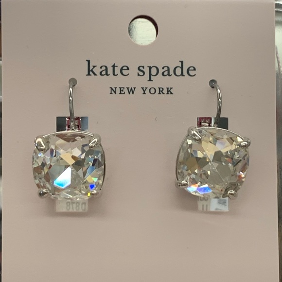Kate Spade ♠️ New York 🤩 CZ square drop earrings - Picture 4 of 16